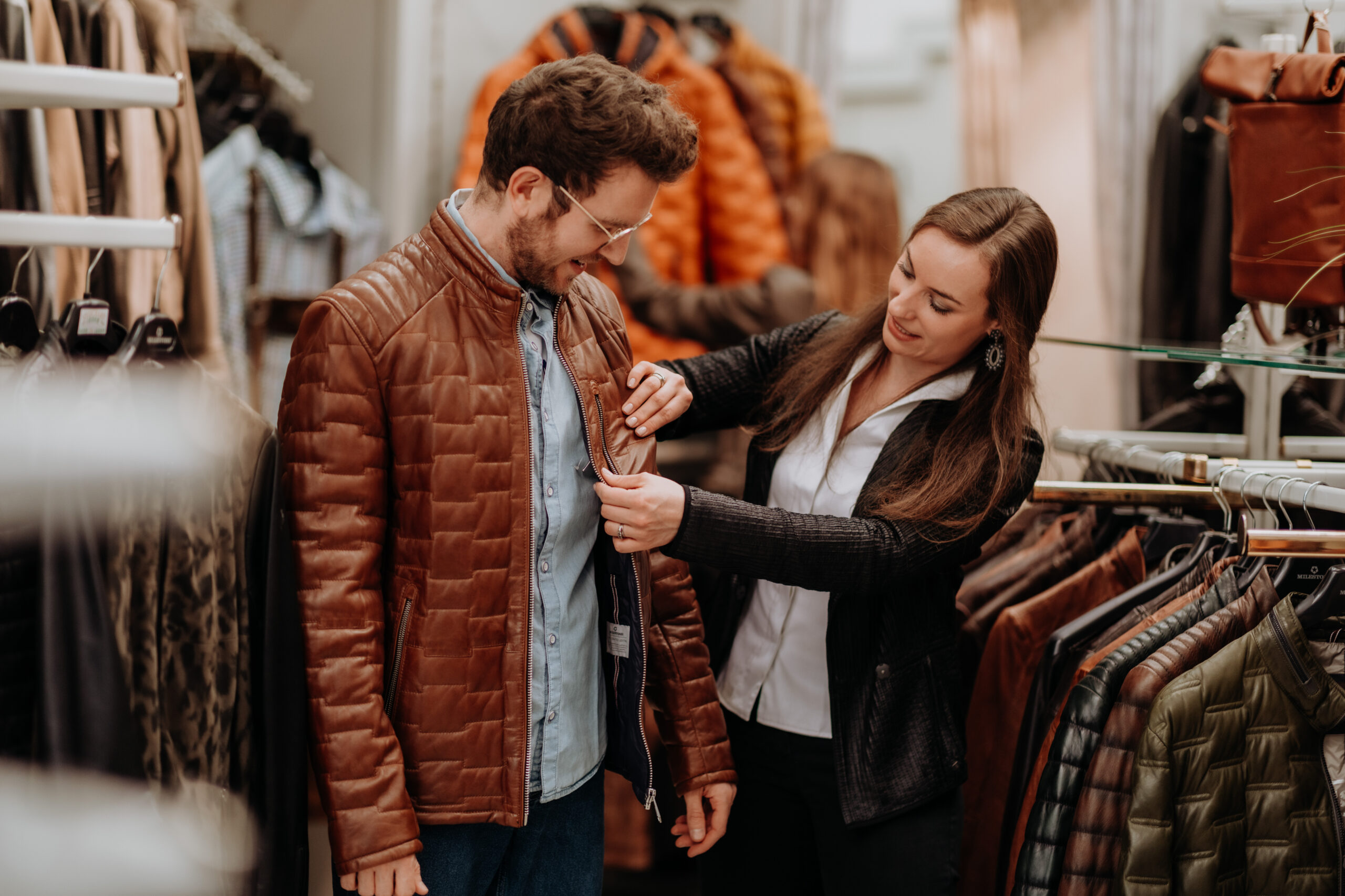 Hochwertige Lederjacke maßgefertigt – Leder Stoichart Graz