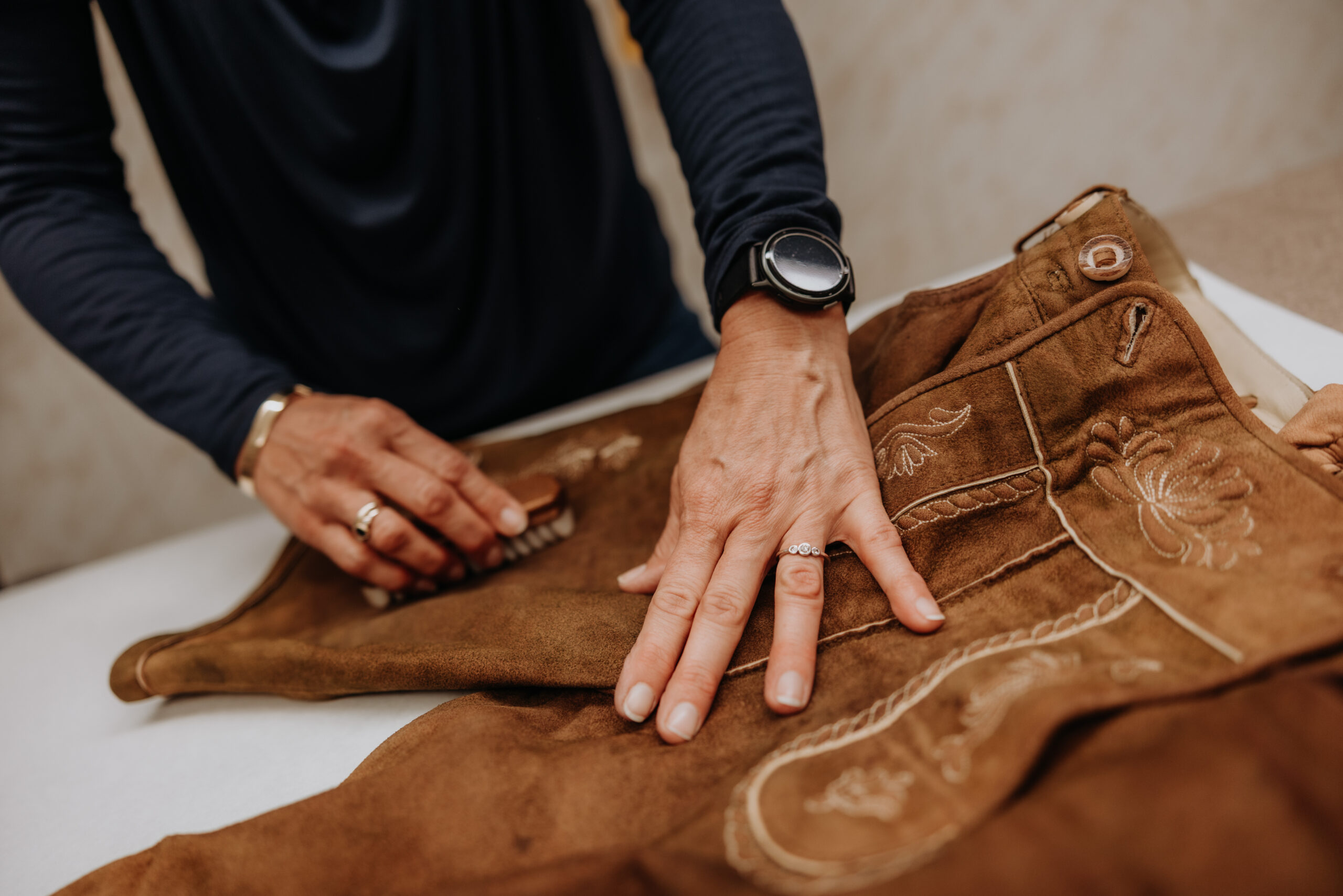 Hochwertige Lederjacke maßgefertigt – Leder Stoichart Graz