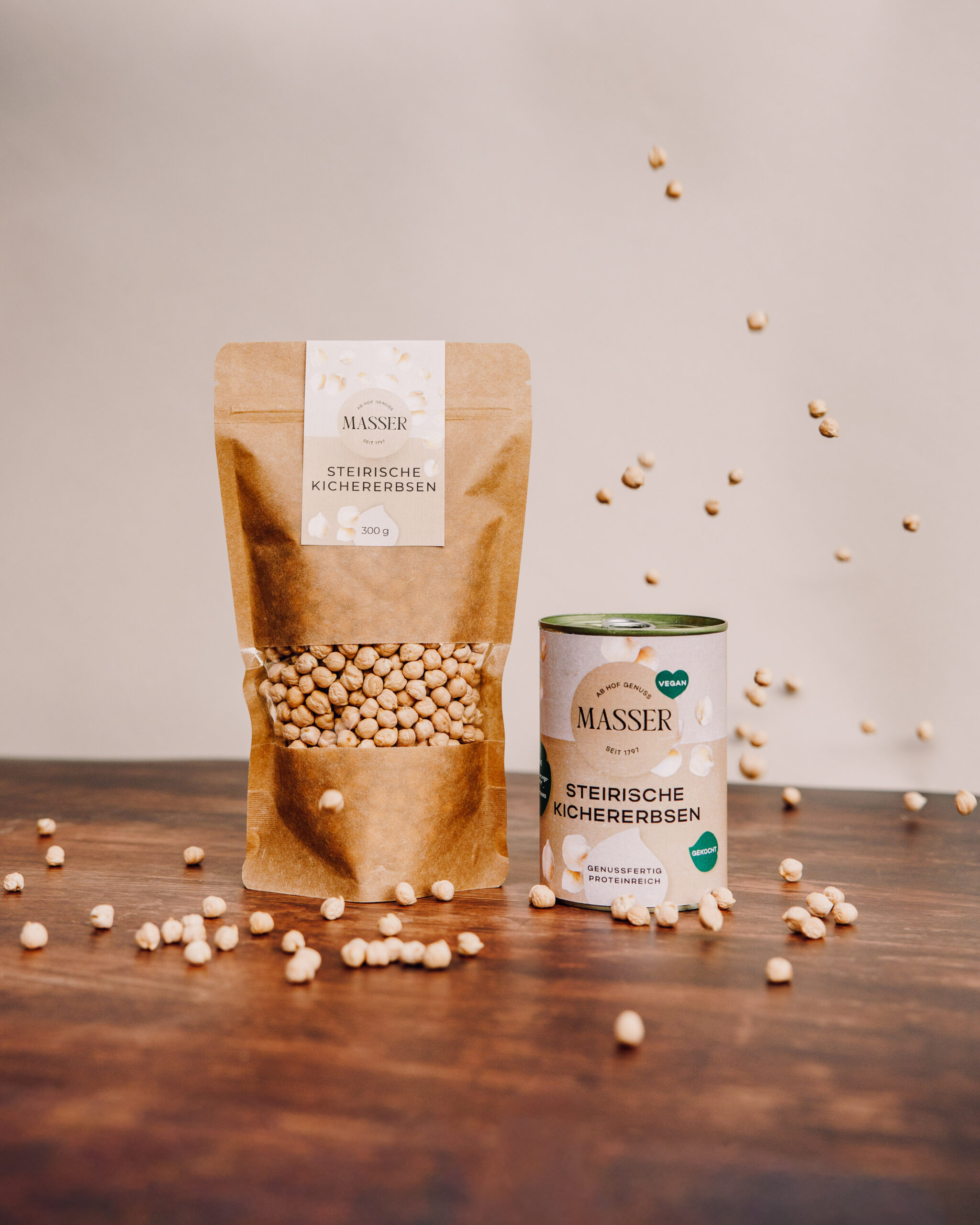 Verpackte Lebensmittel Produkte – nachhaltige Marke