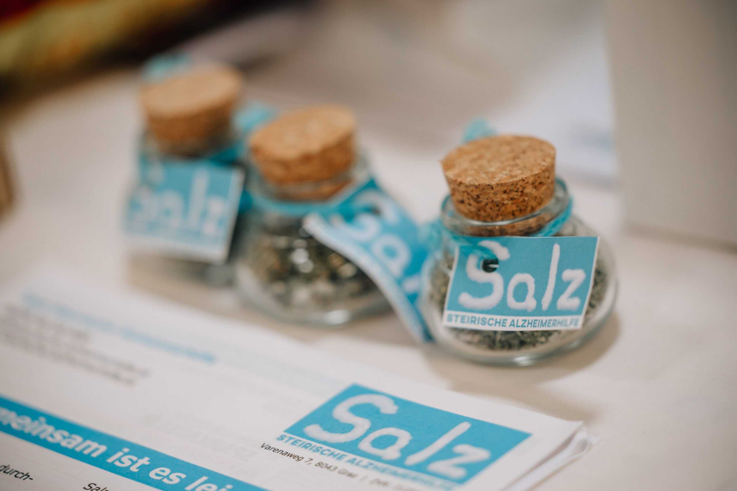 Produktfotografie Salz im Glas – Branding