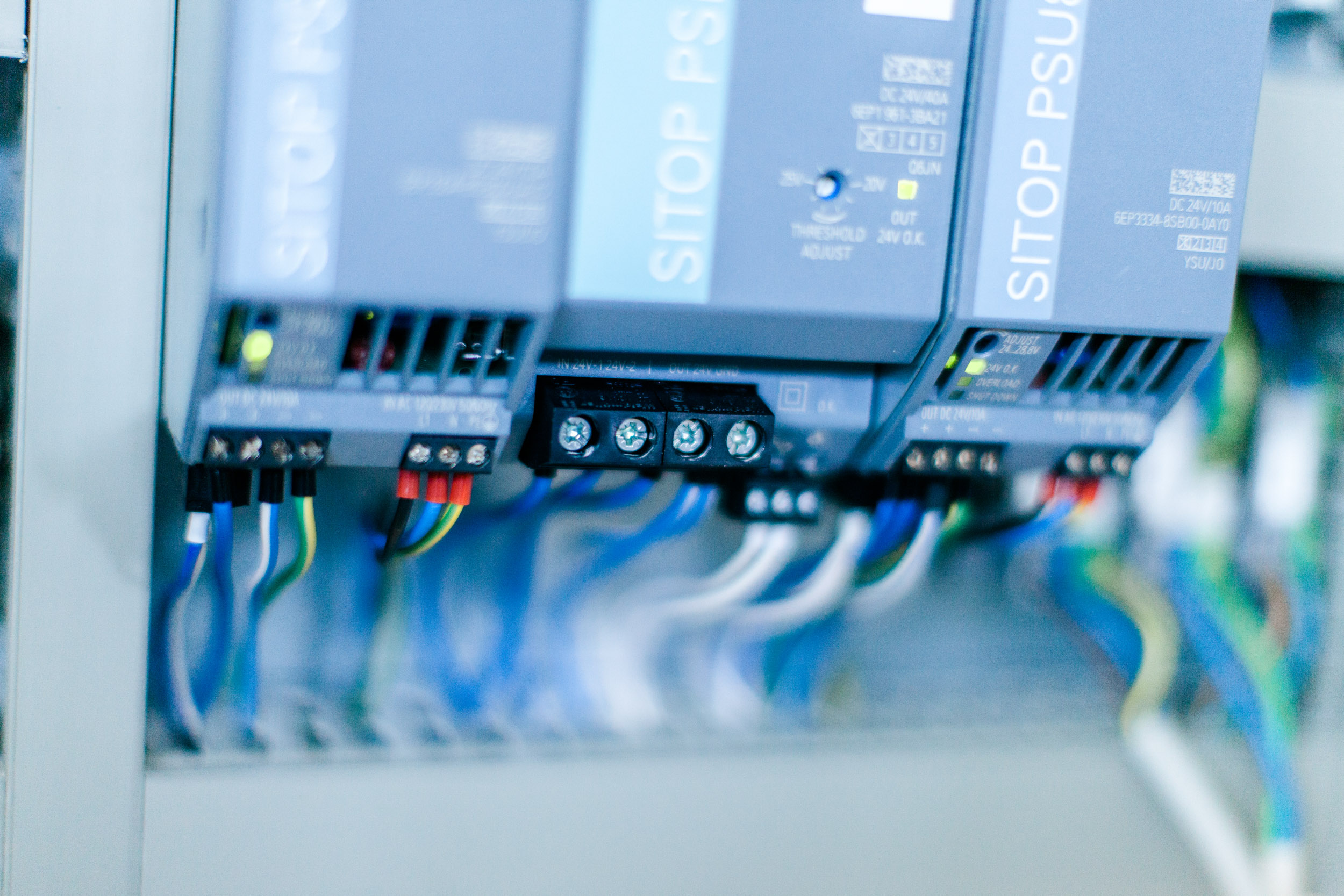 Serverschrank Detail – Netzwerktechnik