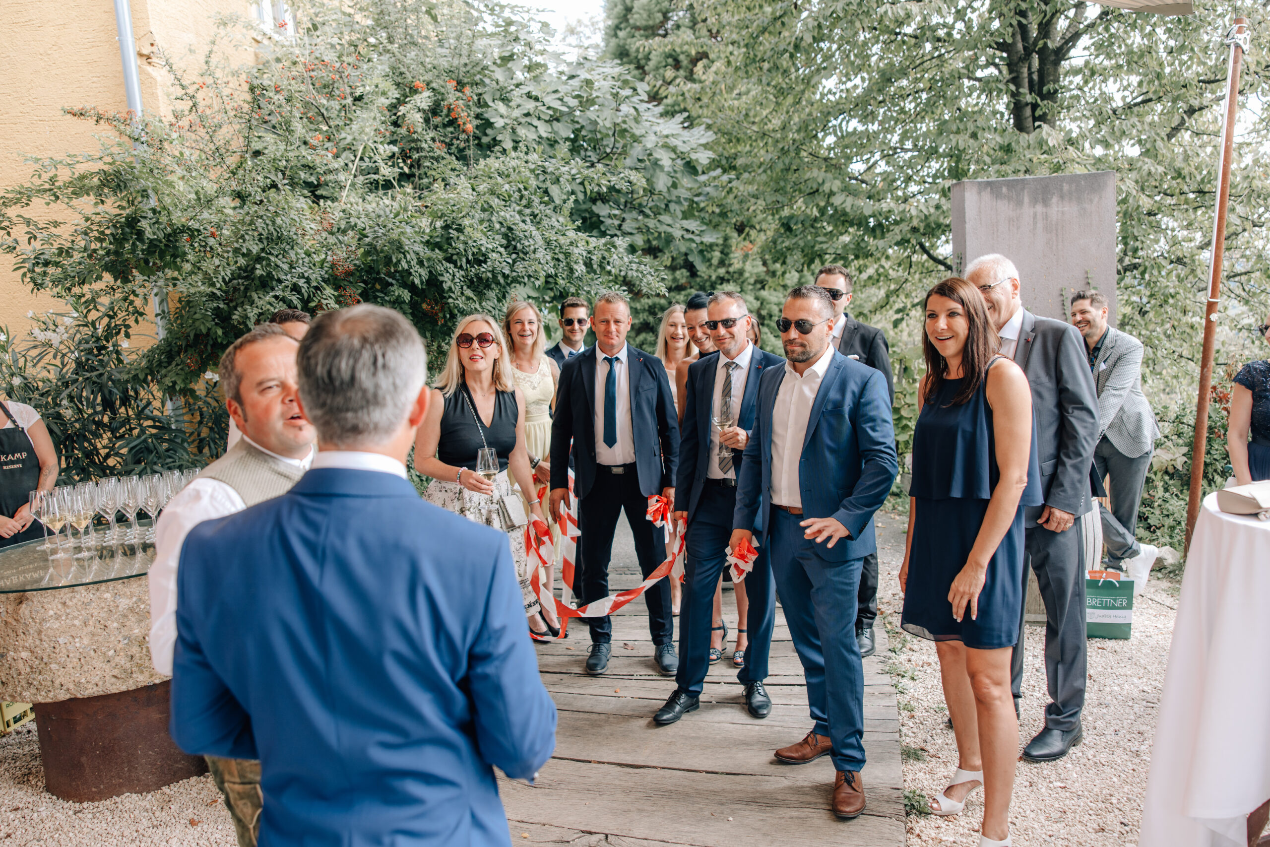 Hochzeitsgesellschaft Gruppenfoto – Gäste