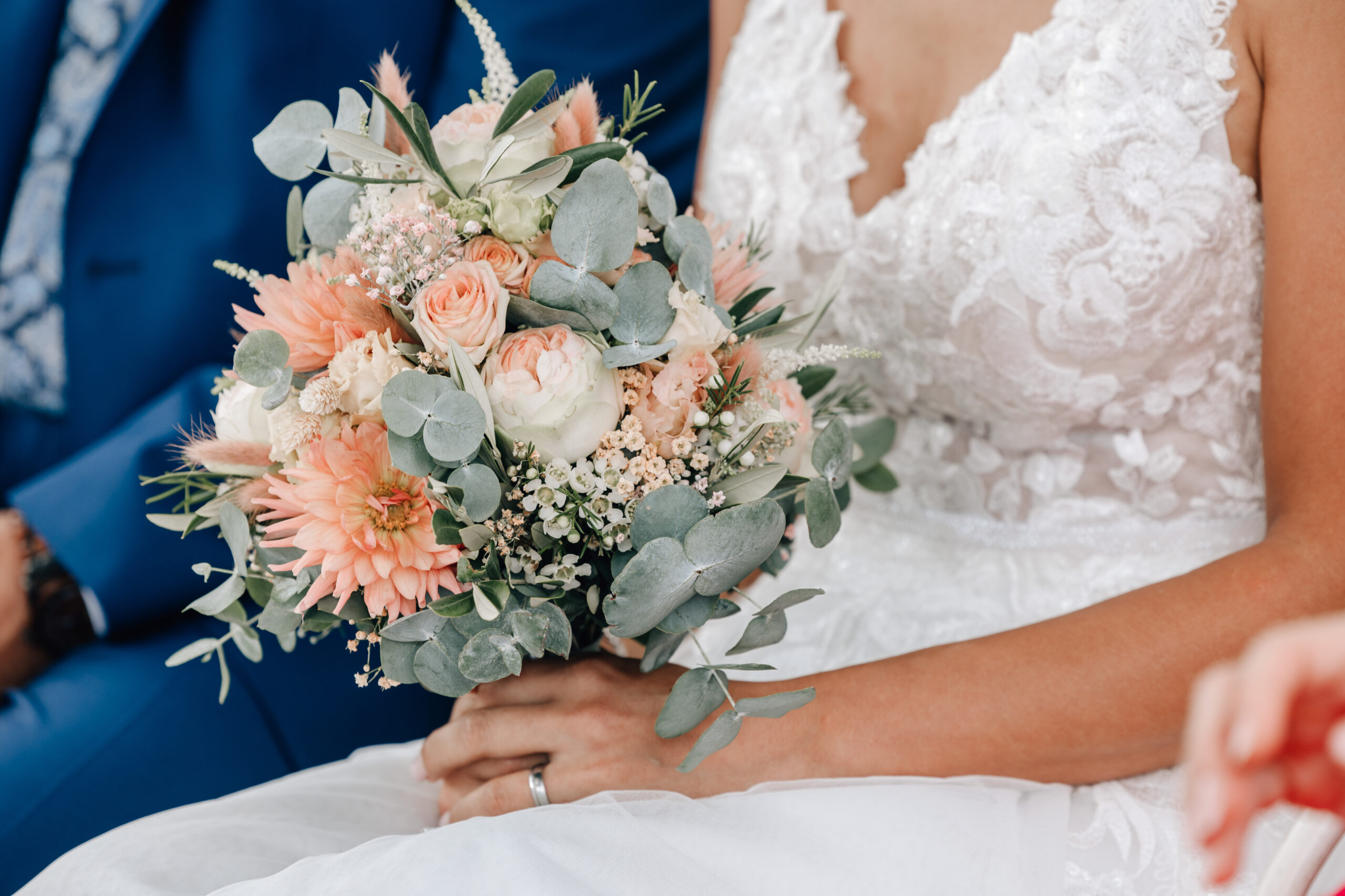 Brautstrauß Detail – florale Hochzeitsdekoration